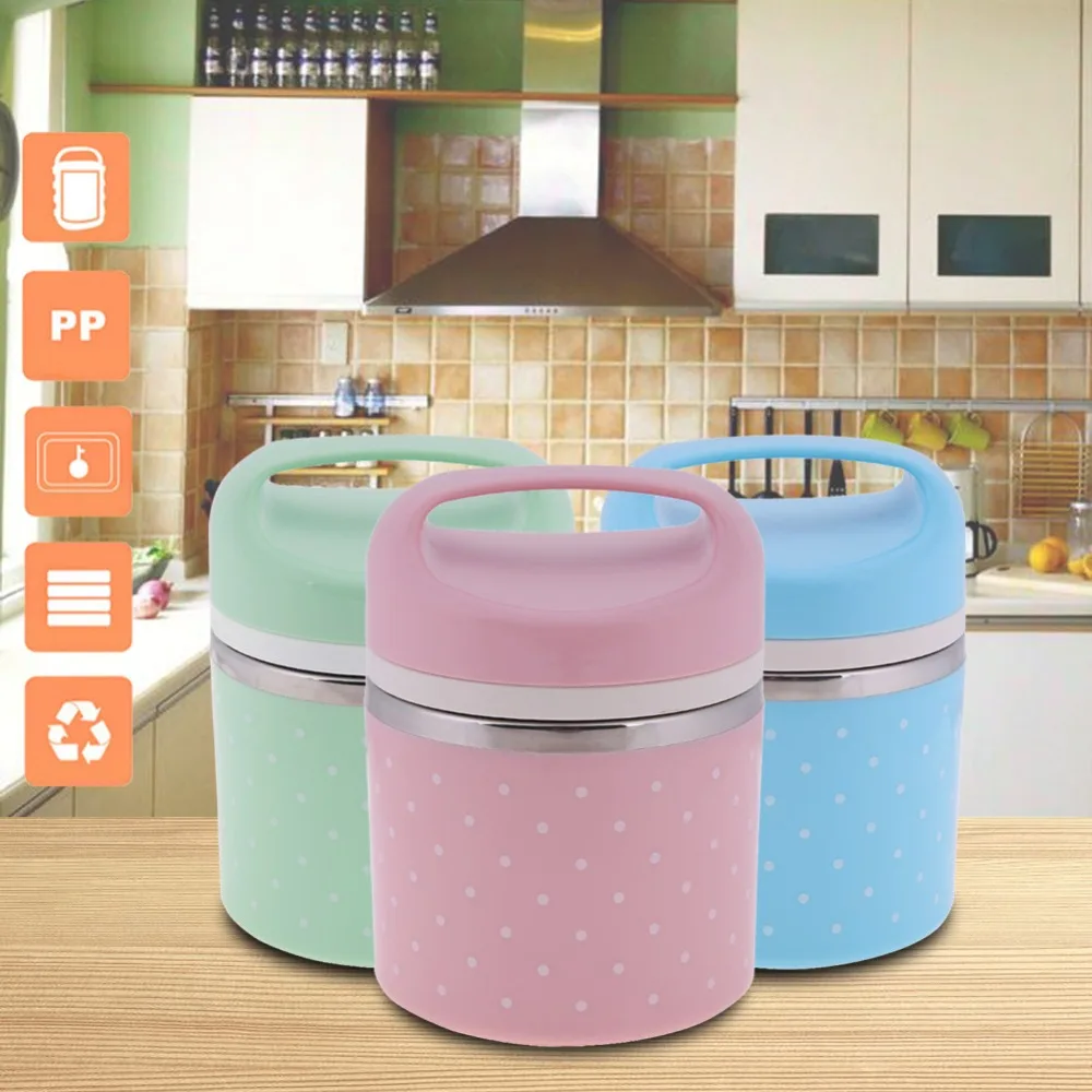 

Stainless Steel Thermos Lunch Box for Hot Food with Containers 780ml Vacuum Flasks Leak-Proof Insulation Food Container Storage