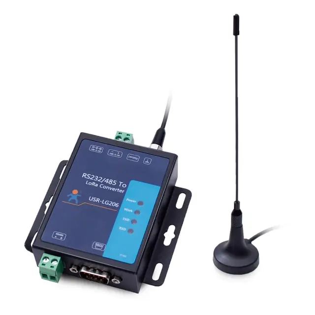 $US $30.64  USR-LG206-H-P Serial RS232 RS485 to LoRa Converter Server Device (Point to Point) for Smart Meterin