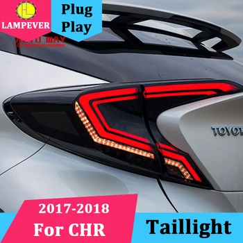 

Car Taillights For Toyota CH-R C HR CHR 2017 2018 Led Tail Lights Fog lamp Rear Lamp DRL + Brake + Signal lights+Moving turning