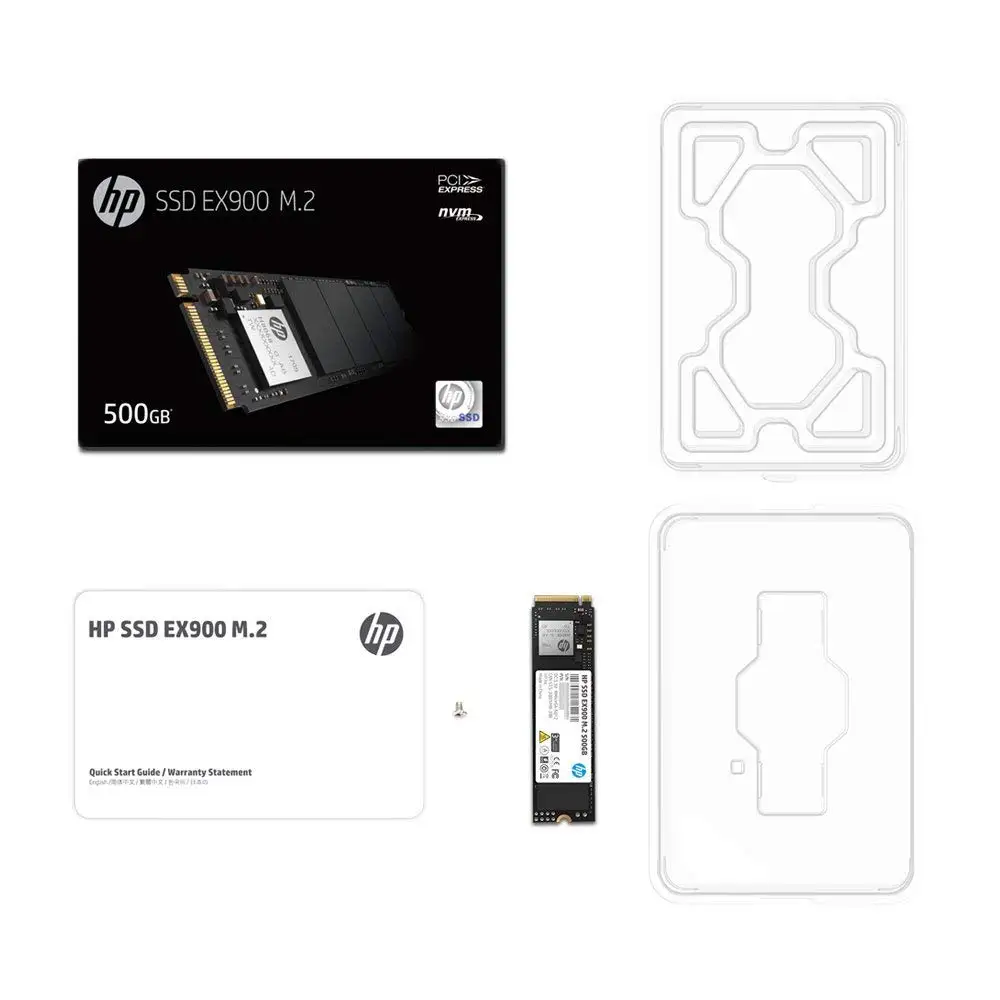 Оригинальный HP SSD 250 ГБ EX900 M.2 PCIe 3 1x4 NVMe 3D TLC NAND m.2 ssd для игрового настольного ПК HDD