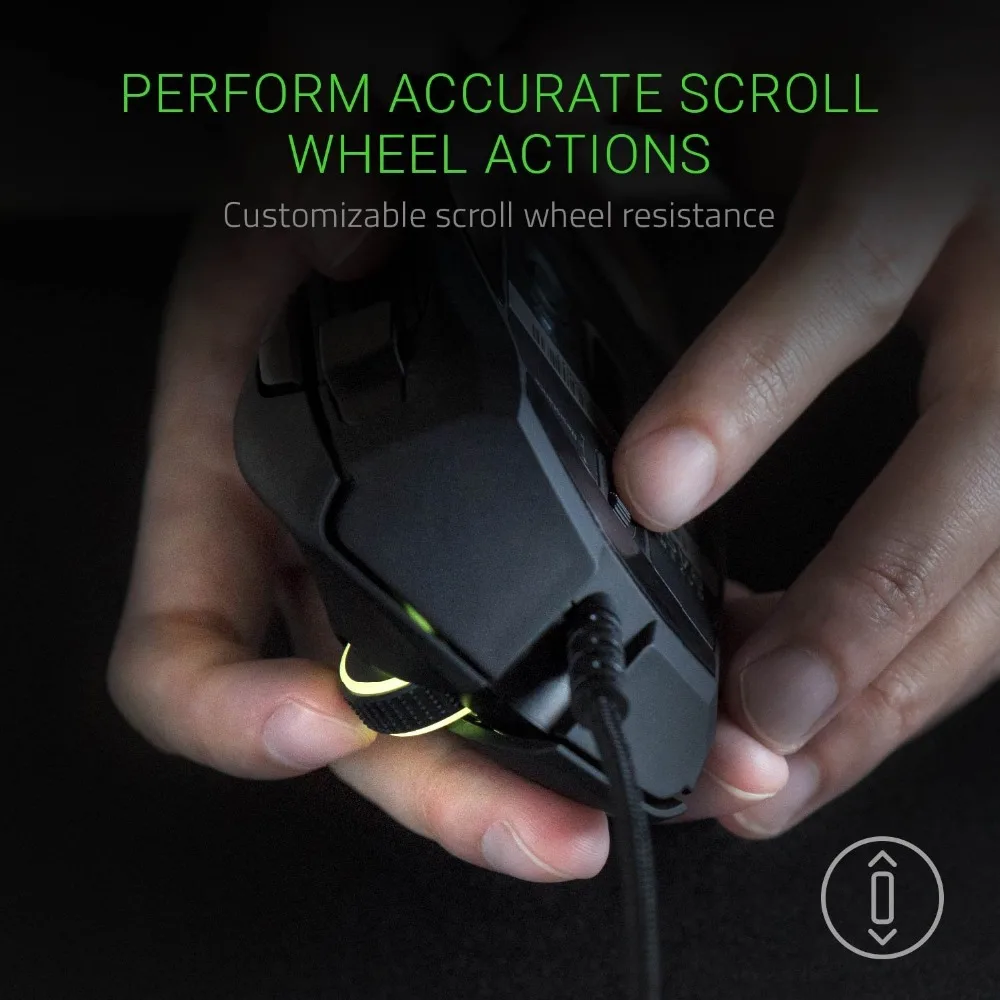 Игровая мышь razer Basilisk 16000 dpi 5G оптический сенсор Chroma RGB FPS настраиваемая колесо