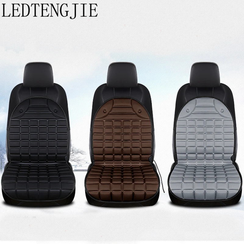 

LEDTENGJIE Car Winter Heating Cushion Intelligent Temperature Control Rear Row Electric Heating 12V Car Universal Cushion