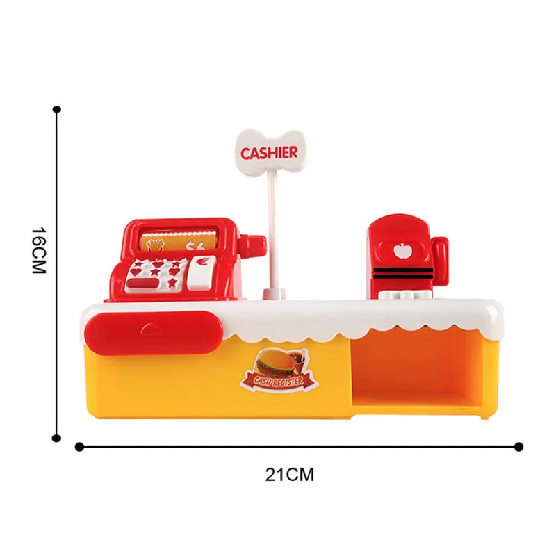 Детские пластиковые кассовые кассы, ролевые Детские Ранние развивающие игрушки с корзина для покупок игрушки для детей