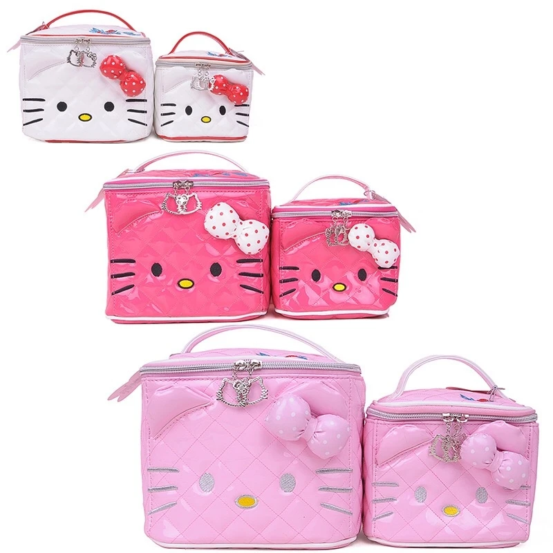 New 2016 Hello Kitty Cartoon Cute Designer Beautician Makeup Organizer ...