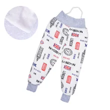 Baby pants 2016 Autumn/winter cotton high waist nursing belly Plus velvet thick warm children pants 1-4 years boys /girls pants