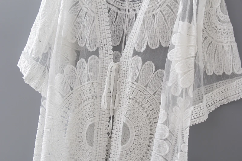 beachwear white cover up (3)