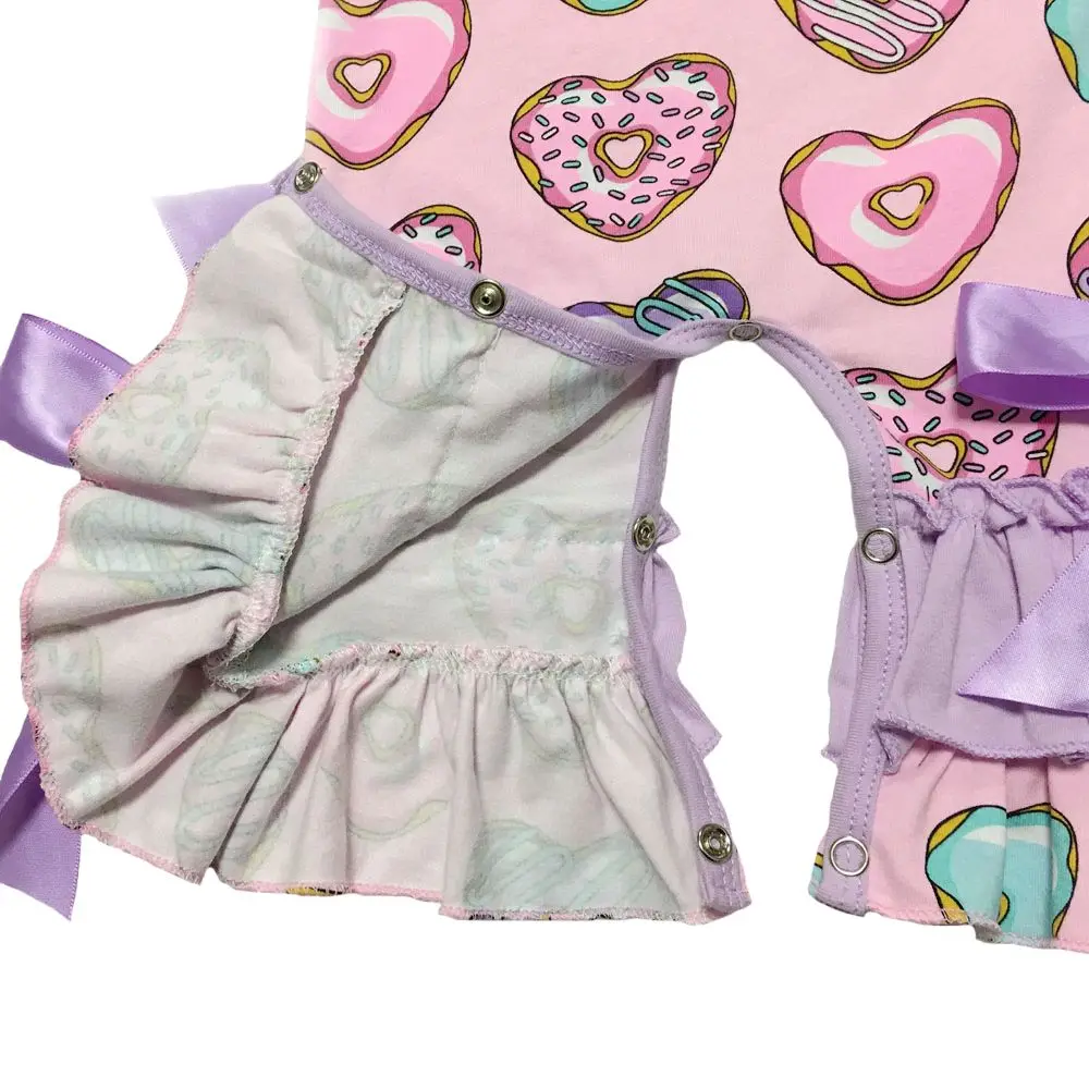 Mardi Gras/цвета: фиолетовый, золотой, зеленый; Одежда для младенцев с принтом; спортивный костюм футбольной команды; праздничный комбинезон с длинными рукавами; детские пижамы