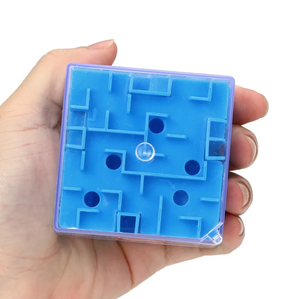 3D Мини скоростной куб лабиринт магический куб головоломка игра кубики Magicos Обучающие игрушки Лабиринт катящийся мяч игрушки для детей и взрослых