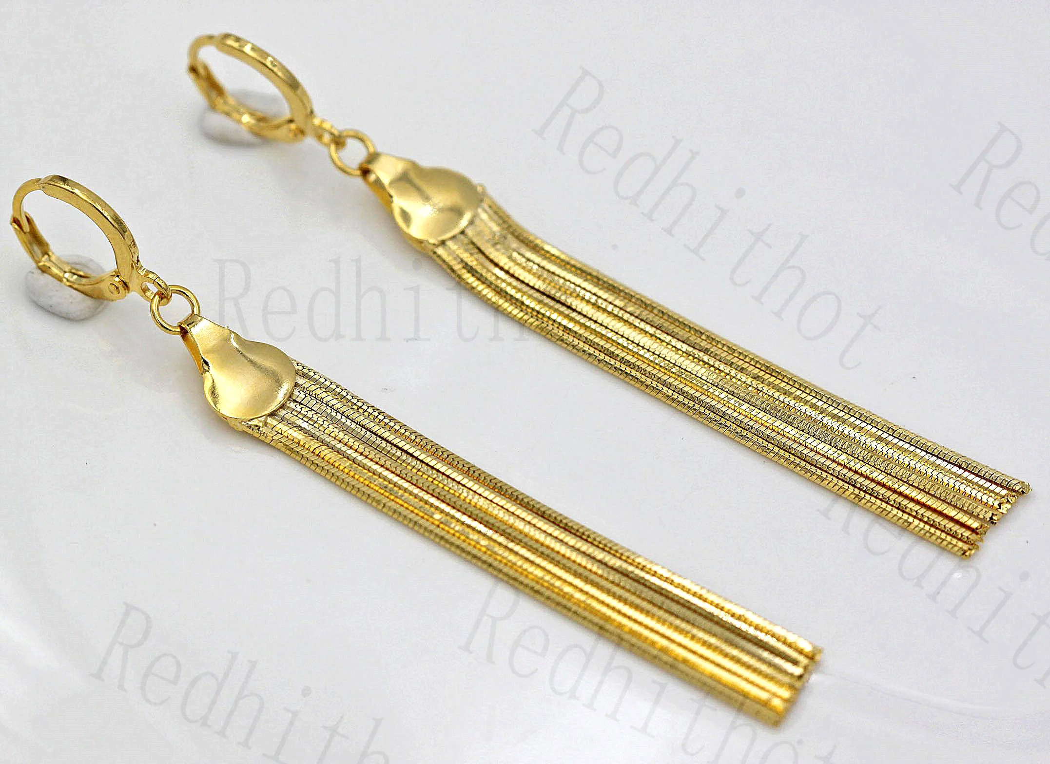 

Tassel Earrings for Women Gold Color Bohemian Statement Drop Earring Trendy Jewelry for Party Wedding Anniversary Gift