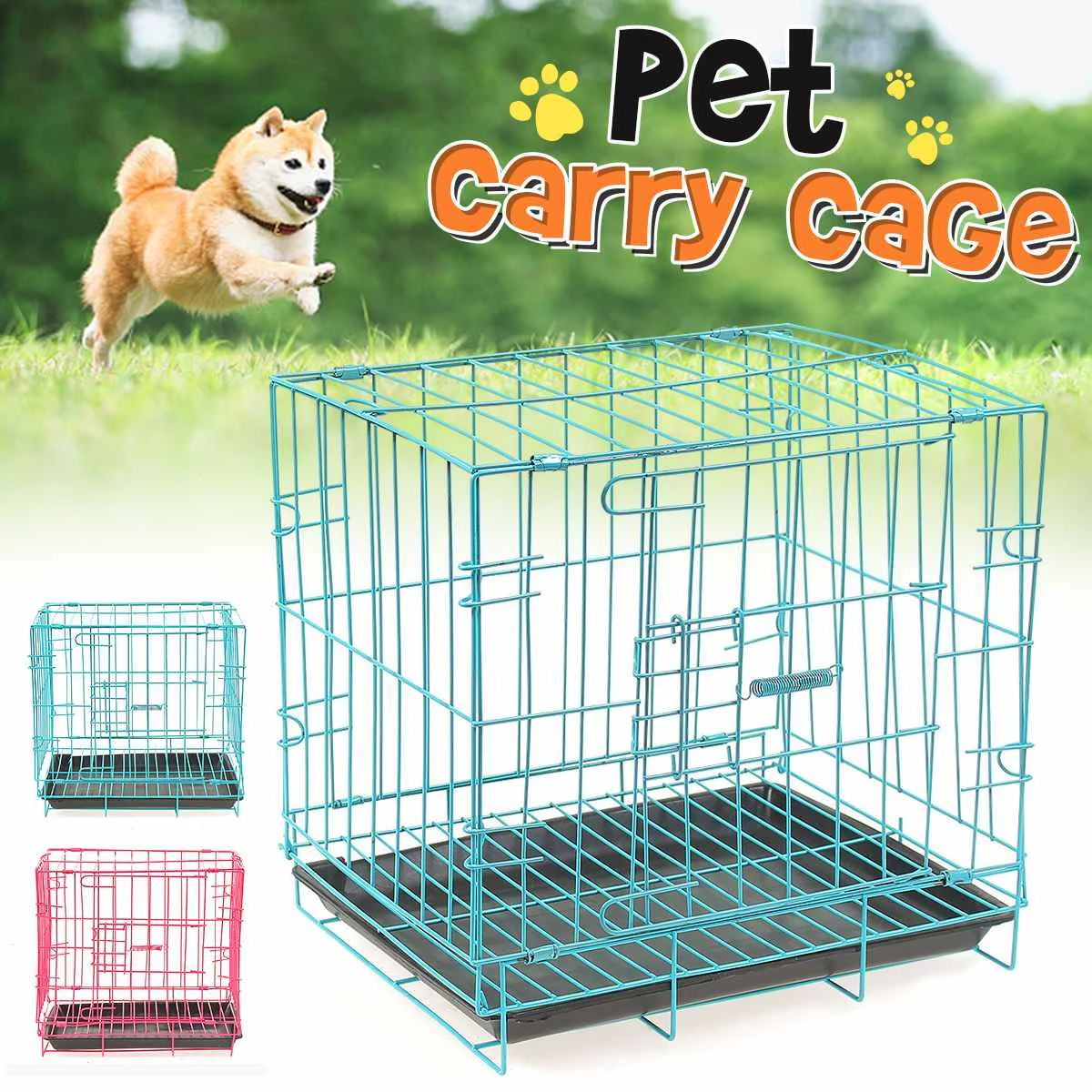 

Portable Foldable Playpen Pet Dog Crate Room Puppy Exercise Kennel Cat Cage Pet Dogs Cats House