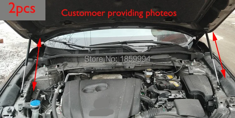 For 2017 2018 Mazda Cx 5 Cx5 KF 2nd Refit Front Hood Engine Cover Hydraulic Rod