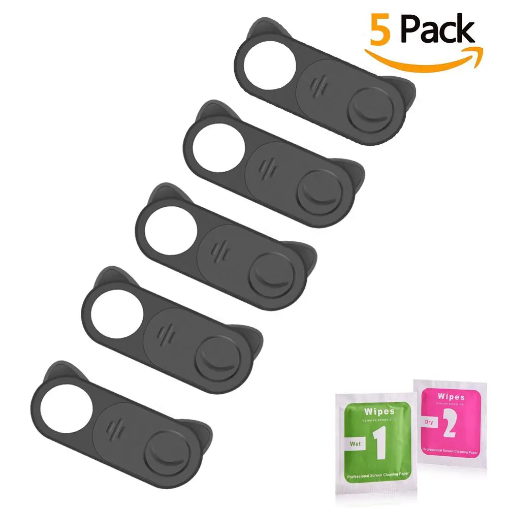

Webcam Cover by ATTENUO | Twin Pack | Aluminium Construction | 0.88mm | Essential Privacy & Security For Devices With Cameras