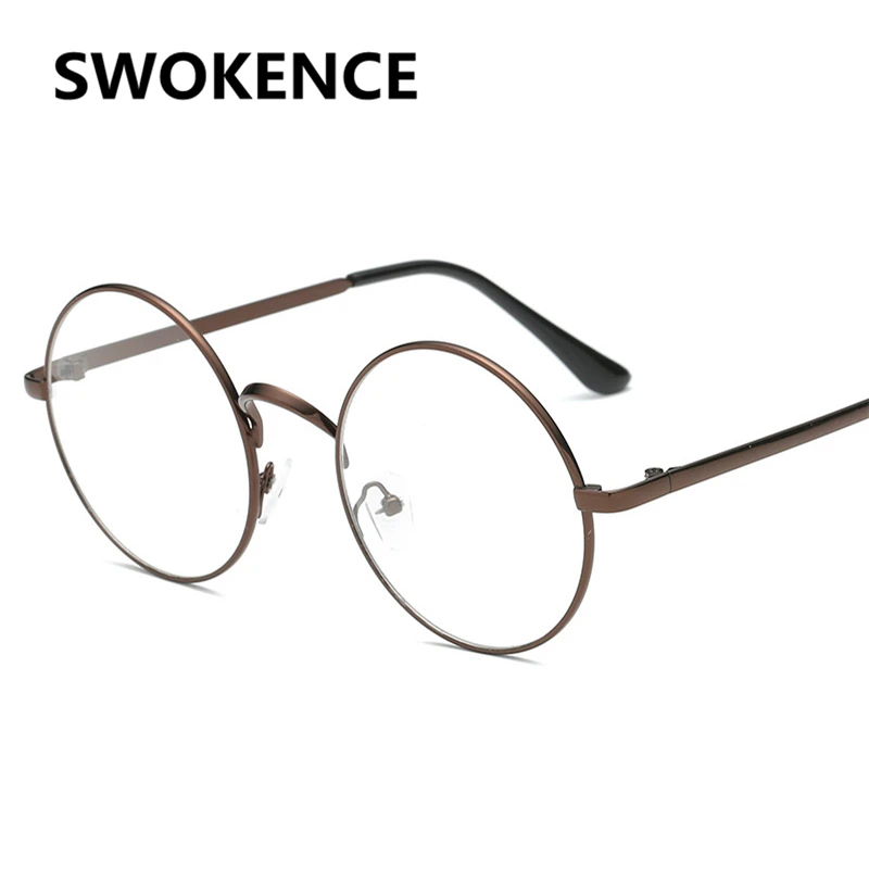 SWOKENCE Diopter 0 to -6.0 Finished Myopia Glasses Women Men Customizable Aspheric Hard Resin Lens Nearsighted F177 | Аксессуары для