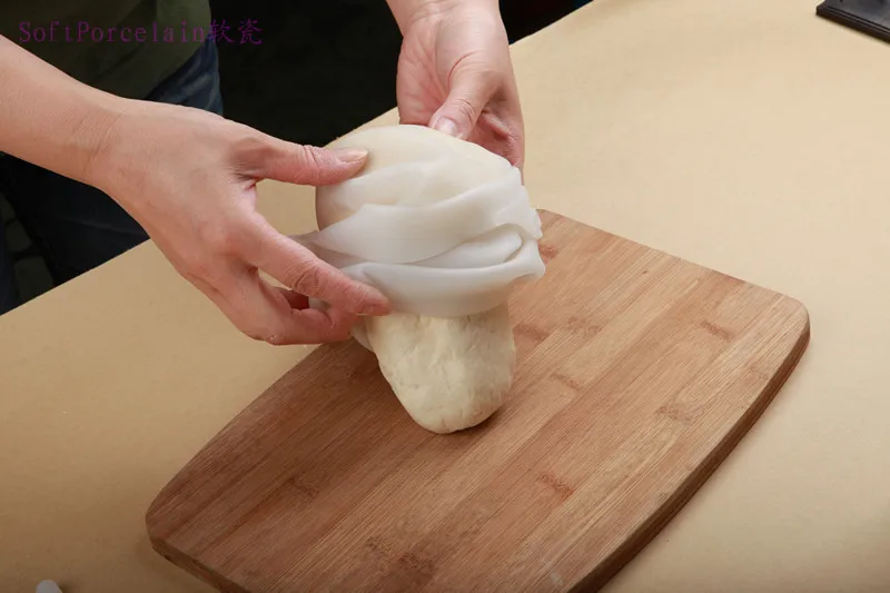 Amazing Pastry Kneading Dough Bag Silicone White Non-Stick Pastry Blender Bag DIY Home Made Dumpling Noodles Tools