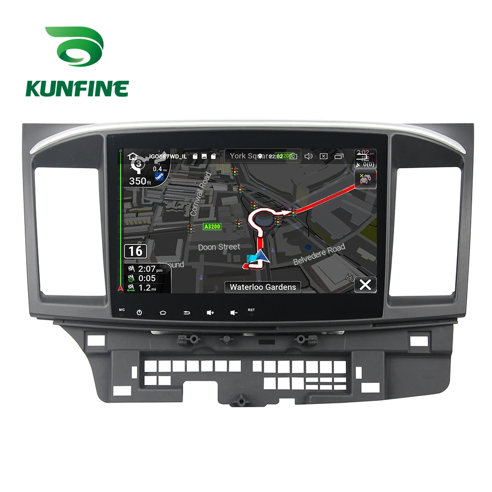 Cheap Octa Core 4GB RAM Android 8.0 Car DVD GPS Navigation Multimedia Player Car Stereo Deckless for MITSUBISHI LANCER  2015 Radio 4