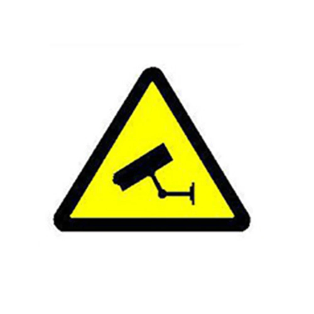 6 шт. автомобиля CCTV операционная система видеонаблюдения монитор Предупреждение Стикеры s знак оповещения Стикеры Водонепроницаемый этикетки автомобильные аксессуары