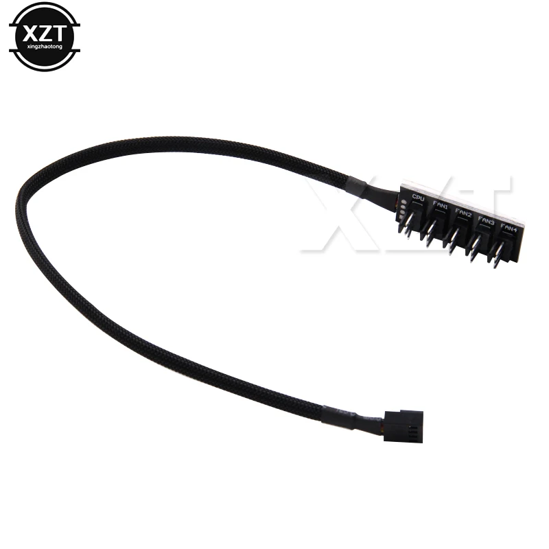 Высококачественный 4 контактный кулер/чехол для процессора Molex TX4 PWM с 1 на 5