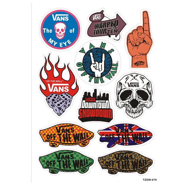 pegatinas de vans of the wall pegatinas de vans of the wall