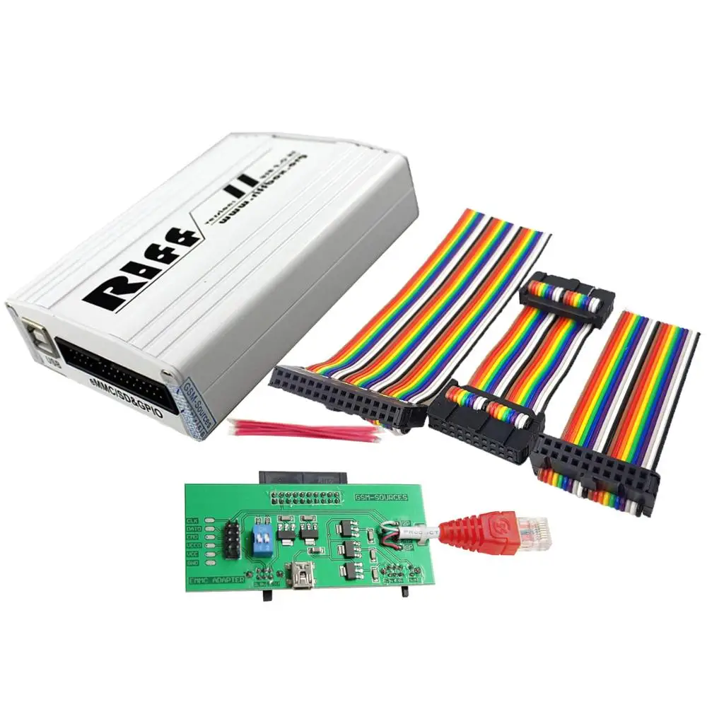 

Oityn Riff box V2 with EMMC Adapter+3pcs cable For HTC SAMSUNG Huawei