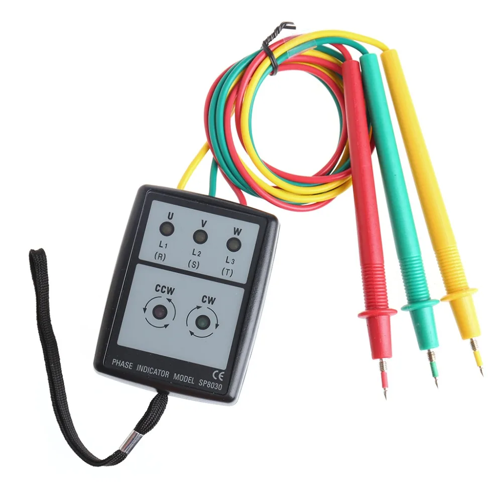 

Smart Digital Phase Rotation with LED Indicator Tester Meters SP8030 New