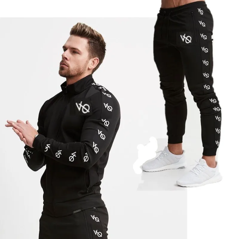 

Brand 2019 Spring Autumn Men'S Fashion Sportswear Sporting Men Clothes Track Tracksuits Male Sweatshirts Men Plus Size Men Set
