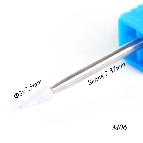 STZ 28 типа алмазные керамические электрические сверла для кутикулы ногтей фрезы для удаления резиновых напильников инструменты для маникюра#065/056 - Цвет: M06
