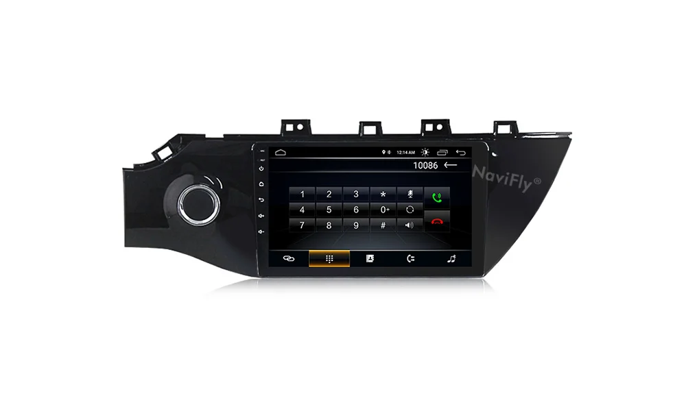 Cheap NaviFly New! 9" 1024*600 Android 8.1 Car GPS Navigation for KIA RIO K2 2017 KIA K2 Car radio audio multimedia player BT WIFI 9