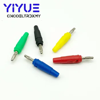 

5Pcs/lot 4MM Banana Plug Audio Speaker Connectors Amplifier Speaker Binding Post 4mm Banana Jack Plug For Cable Terminals