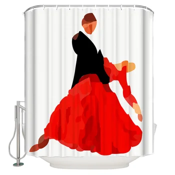 

Bullfighting Dancer Bathroom Shower Curtains Fabric Shower Curtains Bathroom Accessories Shower Curtains Childrens Floral Funny