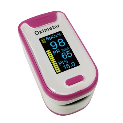 M130A Oximetro пальцевой Пульсоксиметр De Pulso Dedo домашний пальцевой оксиметр Pulsioximetro пульсометр кислород крови OLED CE - Цвет: OLED  pink