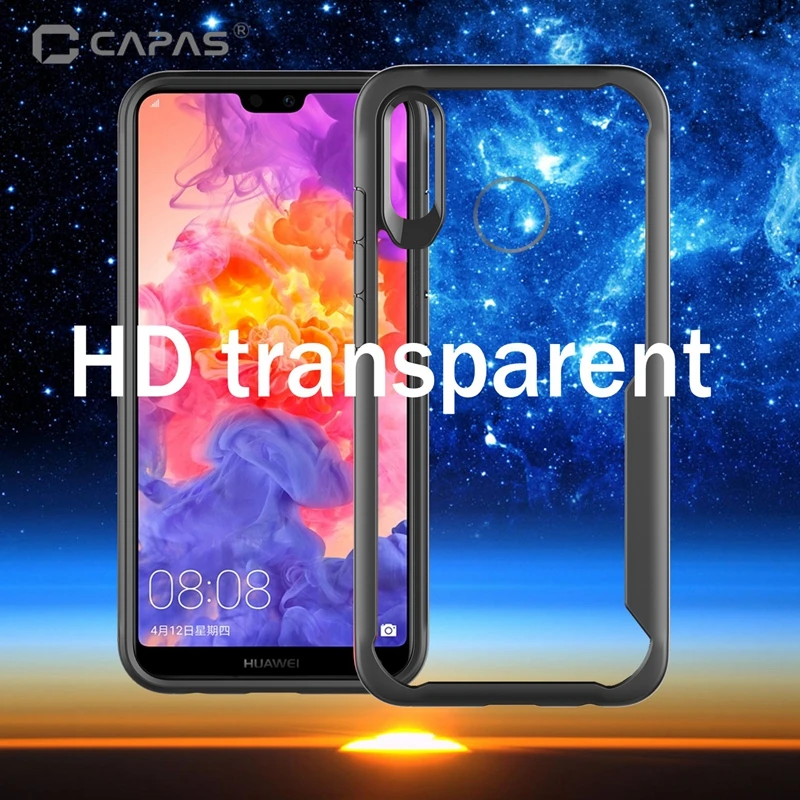 For Huawei Honor Note 10 Case Shockproof Bumper Silicone PC Transparent Clear Cover Luxury Armor Phone Protective Shield |