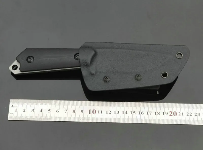 D2 стали высокой твердости Открытый нож Самообороны выживания Инструменты охоты кемпинга фиксированным лезвием Прямые ножи Коллекция подарок