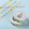 Colour Flag Paper Washi Tape DIY Decoration Scrapbooking Planner Masking Tape Adhesive Tape Kawaii Stationery ► Photo 3/6