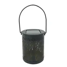 1 шт., металлический ротанговый наружный Солнечный подвесной светодиодный светильник, лампа на солнечной батарее для сада, двора, декоративный светильник, Настольный светильник