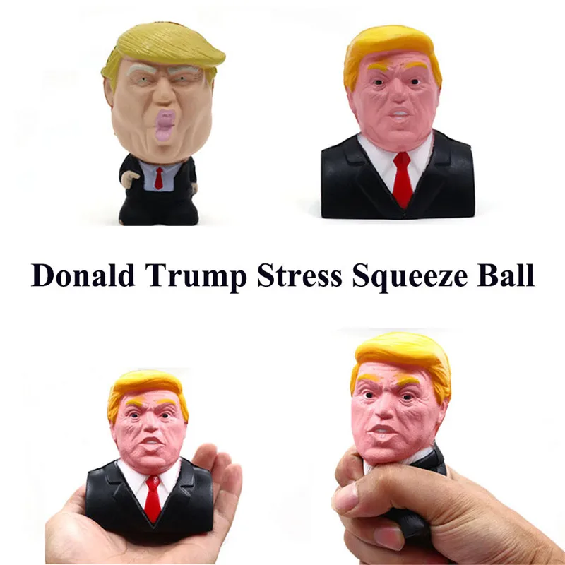 Забавный подарок Дональд Трамп стресс Squeeze Ball Jumbo мягкая игрушка крутая Новинка облегчение давления Детская кукла Squeeze Fun Шутка реквизит