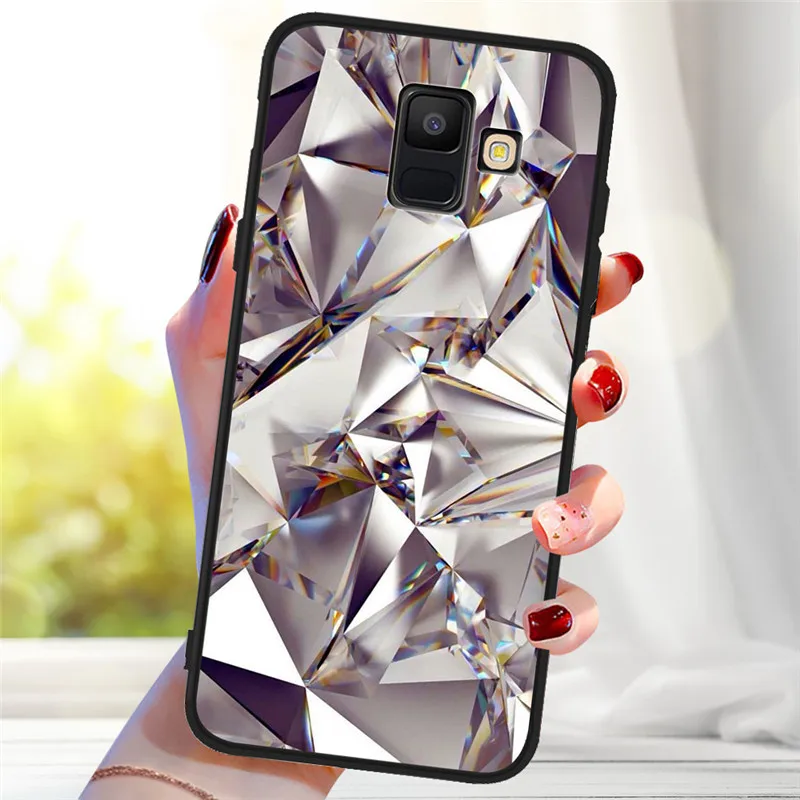 Leopard marble For Samsung Galaxy A9 A8 A7 A6 A5 A3 J3 J4 J5 J6 J8 Plus M30 A40S A10 A20E phone Case Cover Coque Etui