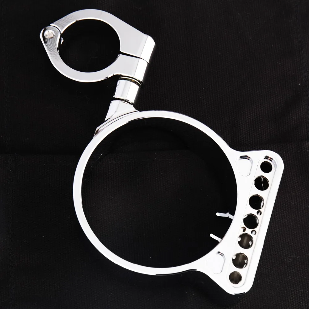 

39mm/16" Chrome Side Mount Speedo Relocation Bracket Fit For Harley Sportster 883 1200