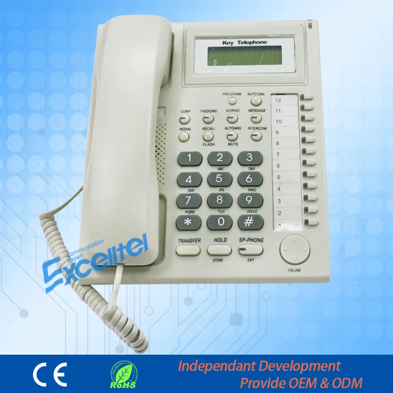 Эксклюзивный телефон PH201 для телефонной системы Excelltel PBX