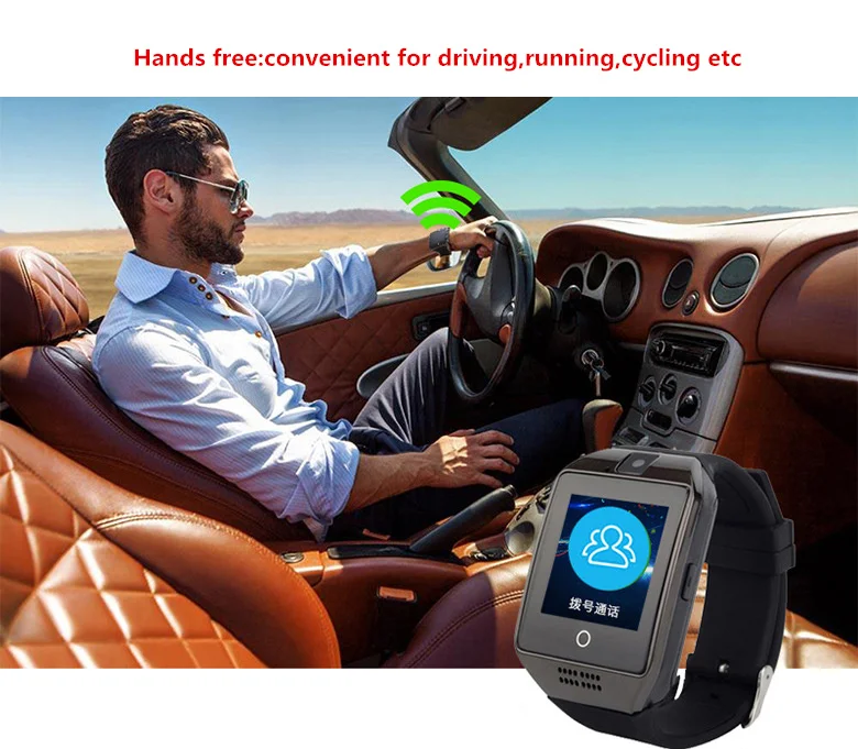 Hands Free смартфон часы с gps Wi-Fi Dialer сердечного ритма кровяного пресса Смарт часы для пожилых мужчин бизнес подарок приложение браслет