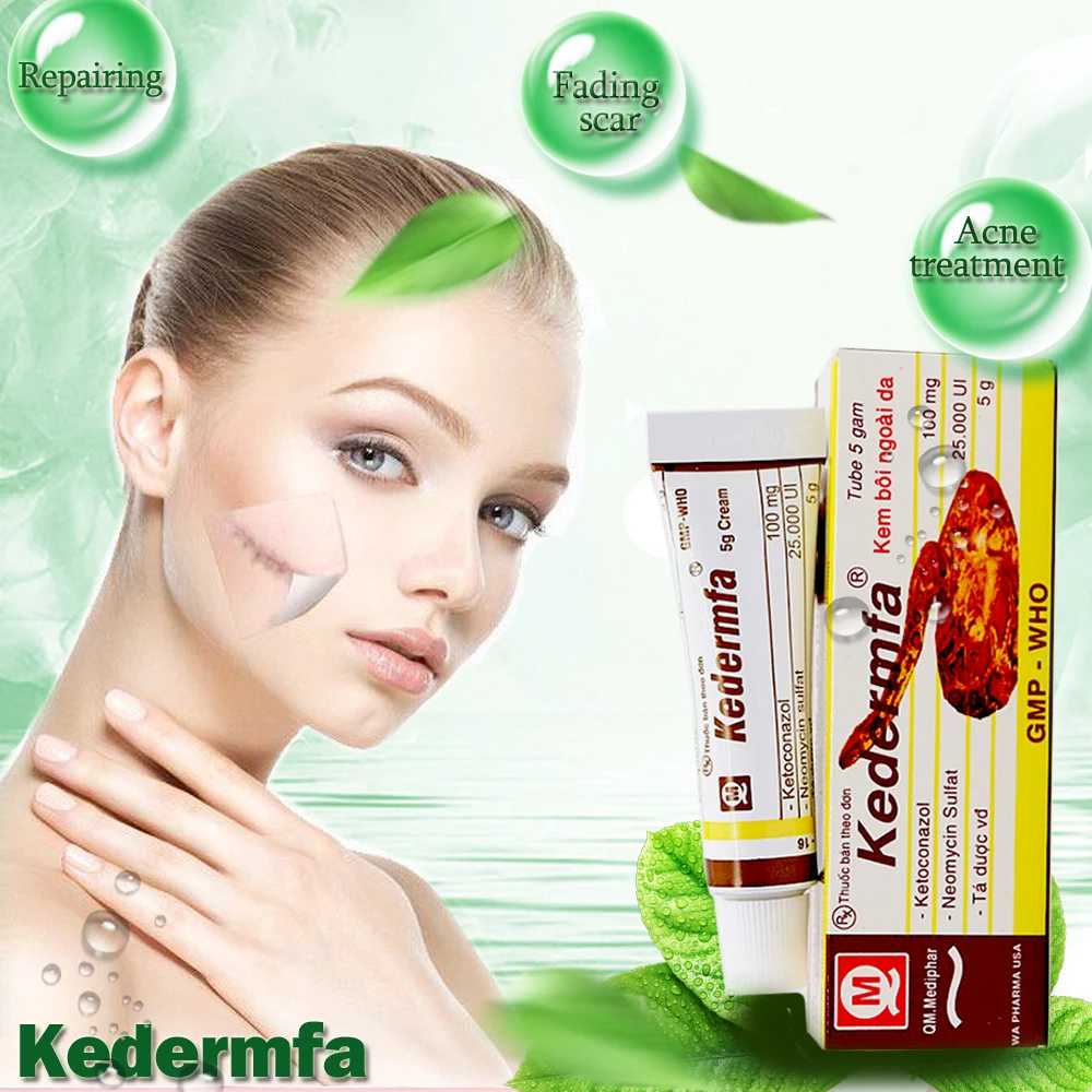 

Vietnam Kedermfa 100% original snake oil hand skin face care cream snake balm ointment 5g/tube nourishing skin moisture body