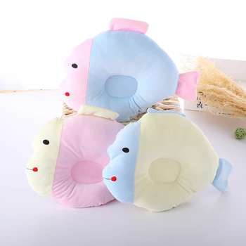 

Cartoon Fish Concave Baby Shaping Pillow Soft Infant Sleep Head Protect Hollow Neck Support Newborn Cushion Soft Pillows P10