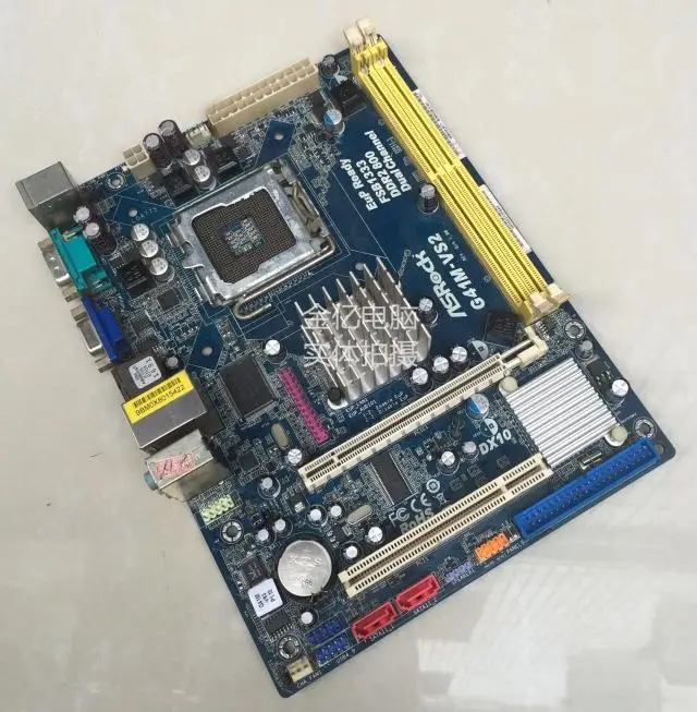 Free shipping original motherboard for ASRock G41M-VS3 LGA 775 DDR3 8GB integrated G41 desktop motherboard asus original ga g41mt s2 lga 775 ddr3 g41mt s2 8gb fully integrated g41 desktop motherboard