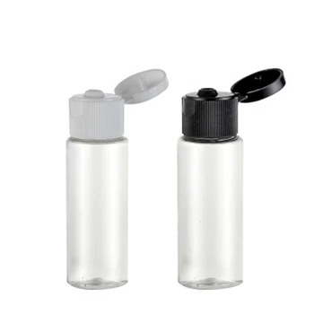 

20ml ablate Flip top cap refillable bottle Bottles Transparent Small Empty Bottle 50pcs/lot