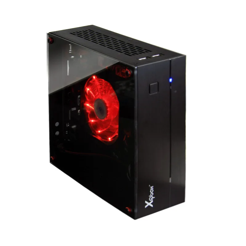Чехол для компьютера HTPC ITX алюминиевый мини чехол домашнего кинотеатра