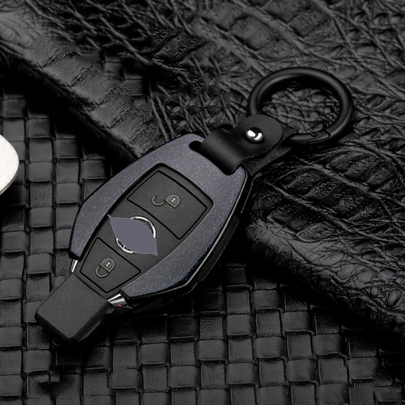 

2019 Zinc Alloy Classic Car Key Case Cover For Mercedes Benz W203 W210 W211 W124 W202 W204 W212 W176 AMG Auto Key Shell Keychain