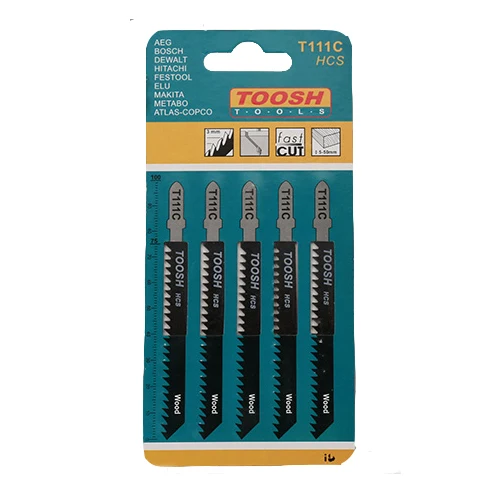 

Free Shipping 5Pcs/lot 4" Long T111C Jigsaw Blades for Electric Power Tool