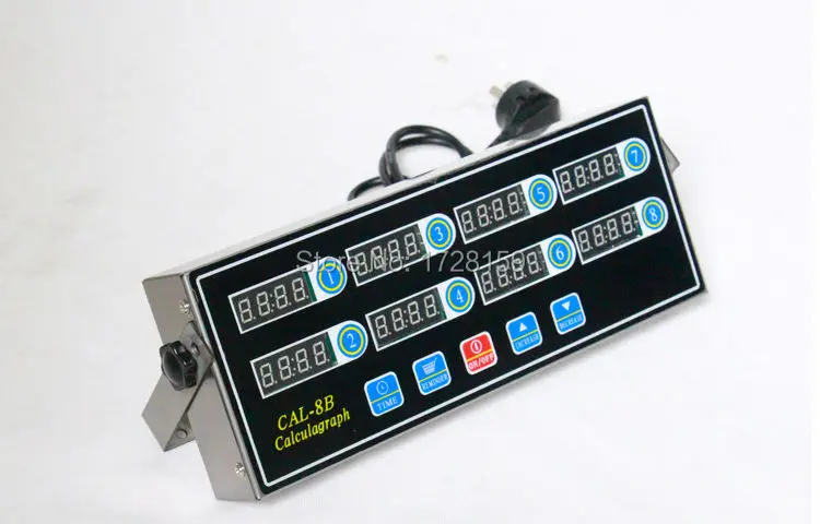 fast restaurant KFC/ Mcdonald kitchen commercial 6/ 8 digital channel timer multi digital kitchen countdown timer