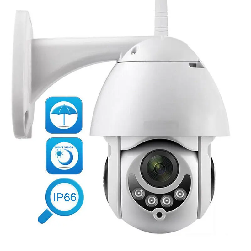 Wifi камера наружная камера наблюдения с датчиком PTZ IP камера H.265X 1080 p скорость купольная CCTV Камера Безопасности s IP камера wifi Внешняя 2MP IR домашняя съемка
