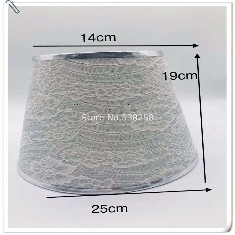 

E27 Art Deco Lamp shade for table lamps pvc Pattern Textile Fabrics Decorative gold/ silver lampshade modern style lamp cover