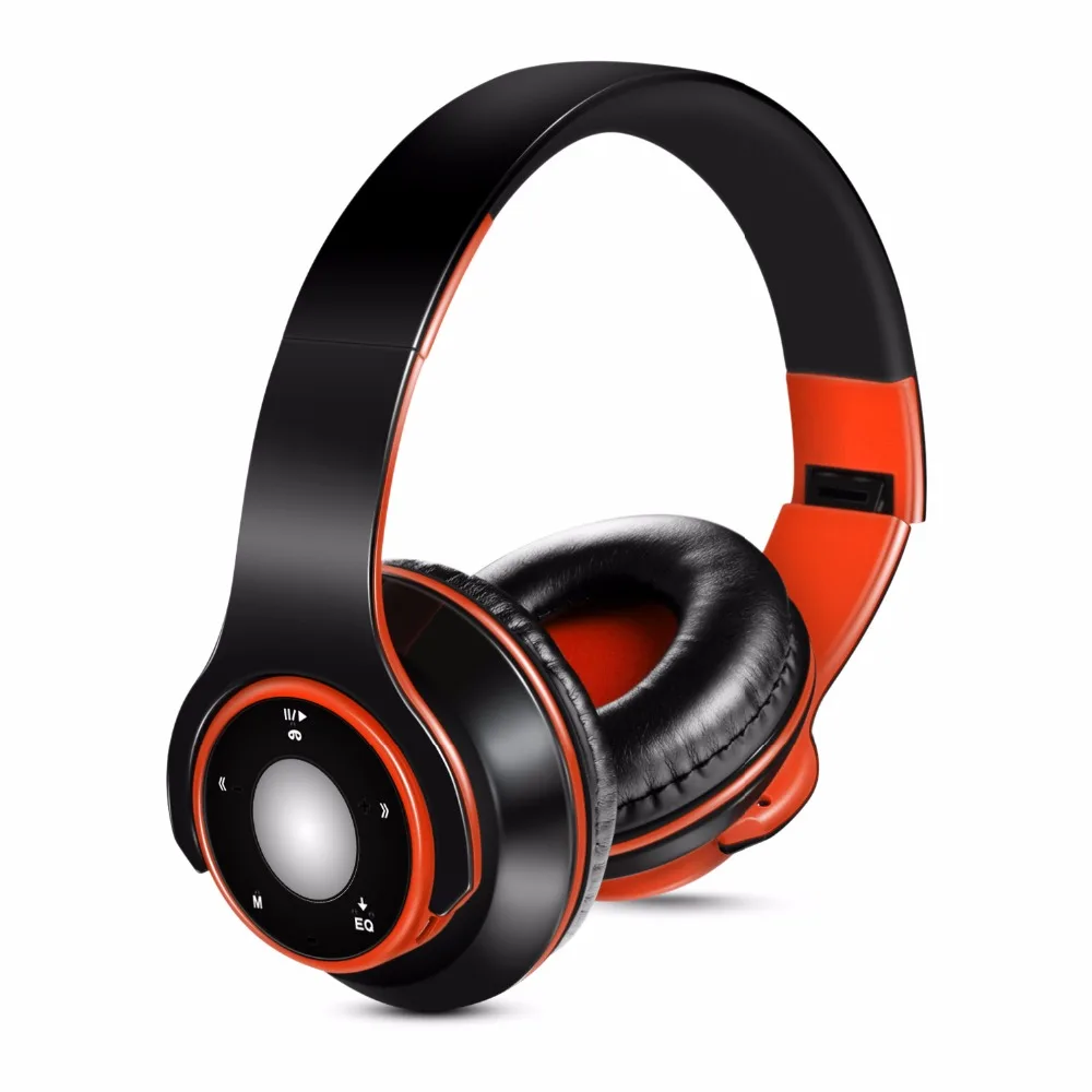 Earphone headphones Bluetooth 5 0 Over ear Stereo headsets Compatible with Samsung iPhone iPad Cellphone PC TV and Laptop